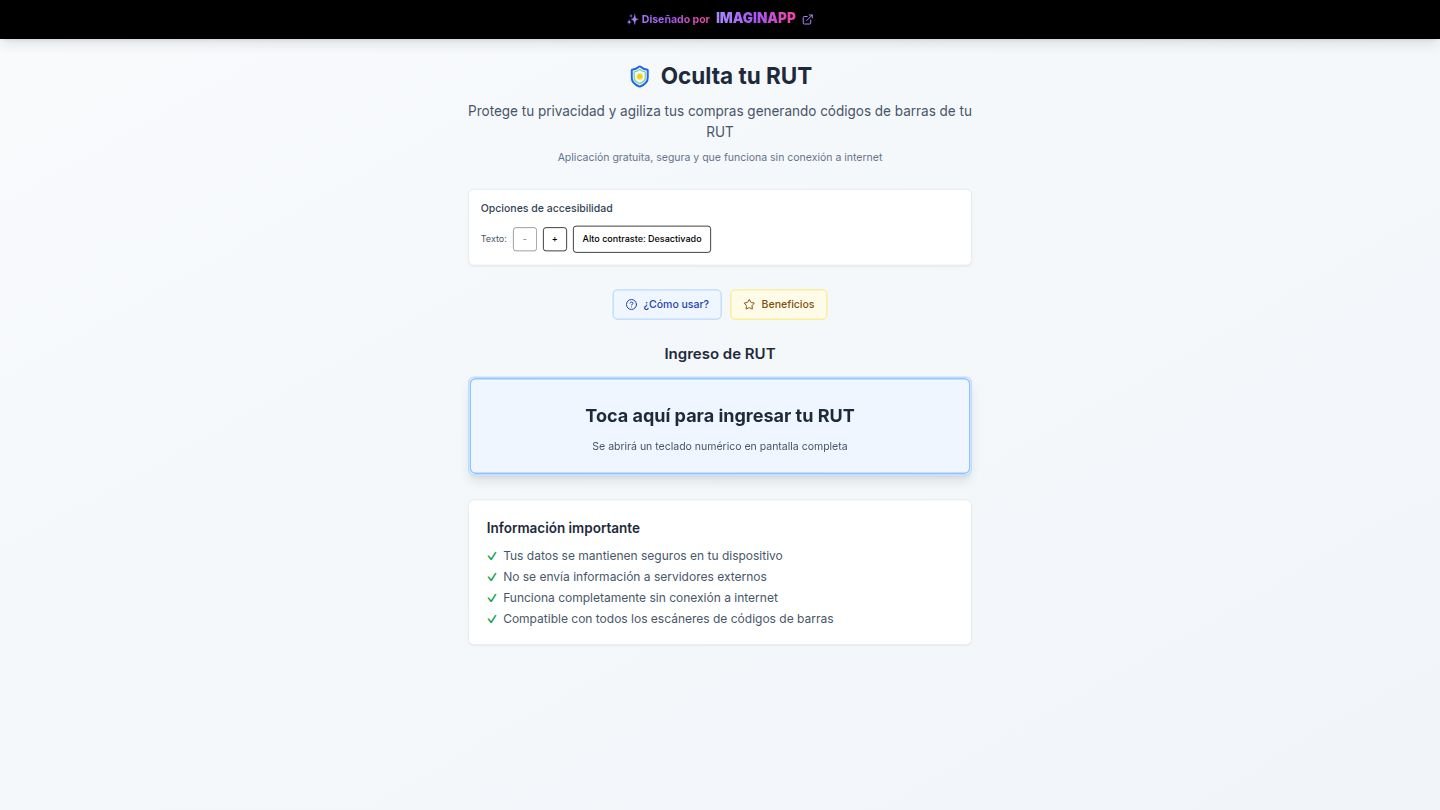 Oculta tu RUT
