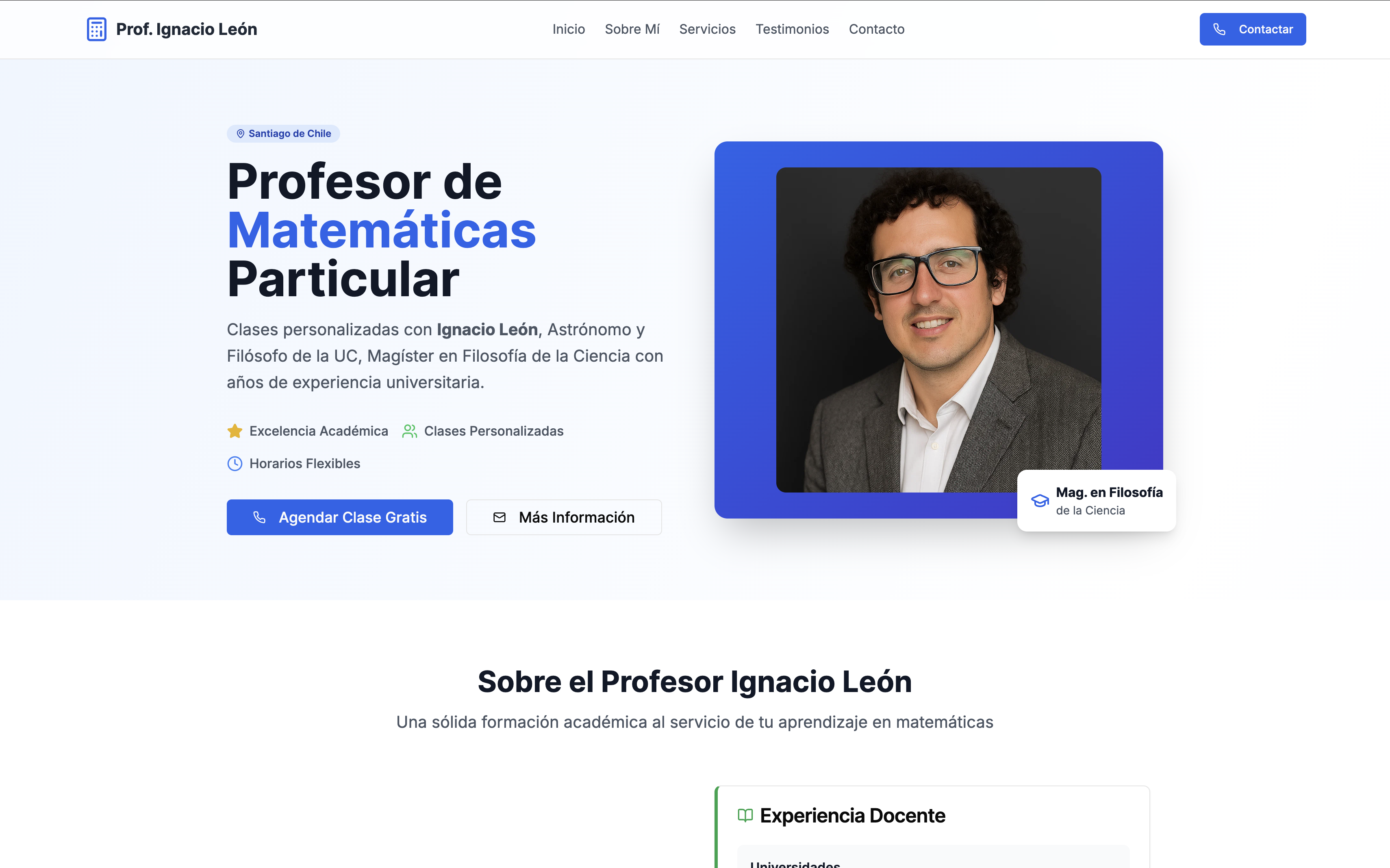 Prof. Ignacio León - Matemáticas